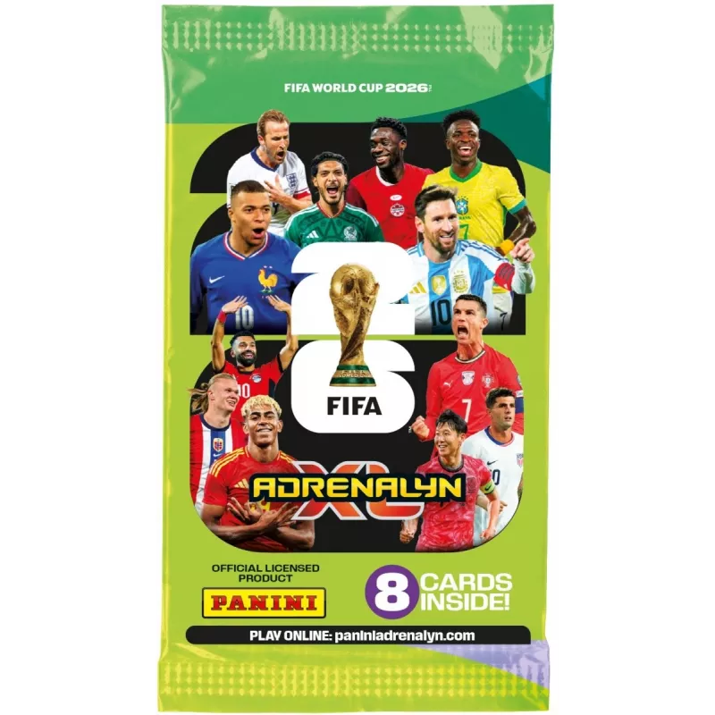 Panini FIFA World Cup 2026 Adrenalyn XL Sachet Display Box (50 Sachets)