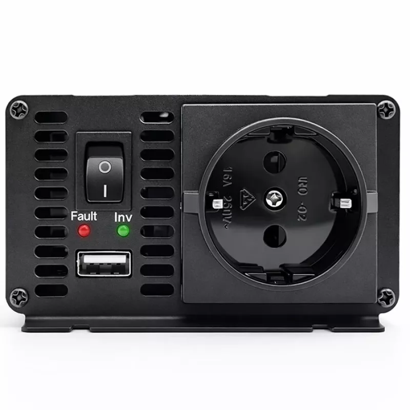 Qoltec MS Wave Spannungswandler 12V auf 230V 500/1000W USB