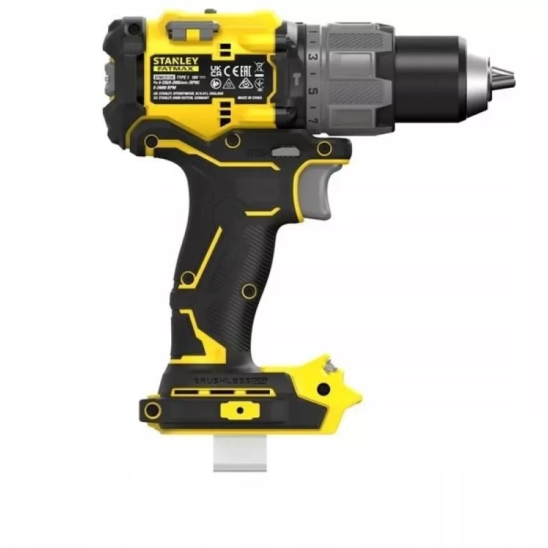 STANLEY FATMAX SFMCD726D2T 18V Bürstenloser Akku-Schlagbohrschrauber (2x 2,0Ah Akkus, Ladegerät, TSTAK-Koffer)