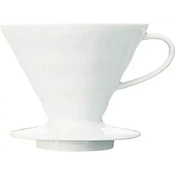 Hario V60-02 Keramik-Kaffeefilterhalter Weiß
