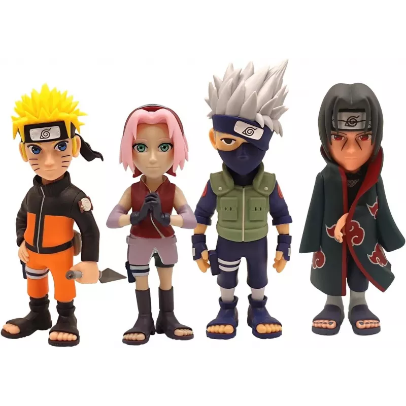 MINIX Naruto Shippuden Set mit 4 Sammelfiguren 7 cm