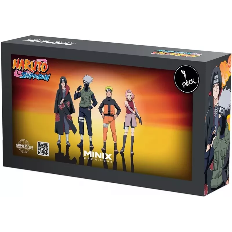 MINIX Naruto Shippuden Set mit 4 Sammelfiguren 7 cm