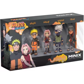 MINIX Naruto Shippuden Set mit 4 Sammelfiguren 7 cm