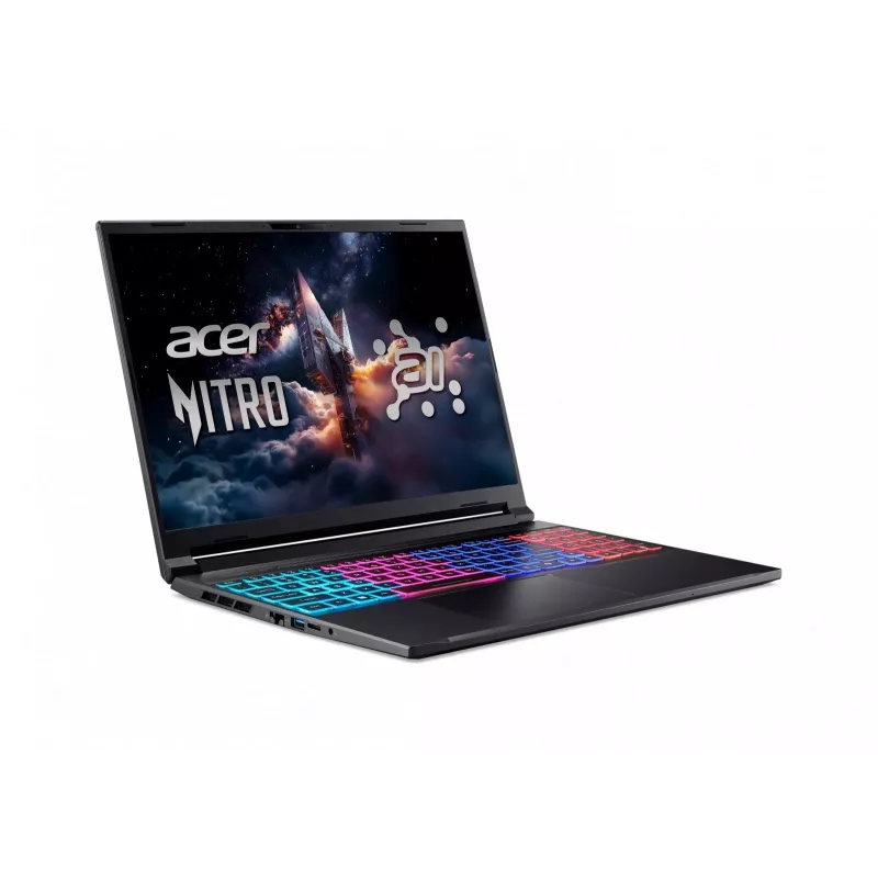 Acer Nitro 16S AI ANV16S-61 Gaming Laptop - AMD Ryzen AI 9 365, 32GB DDR5, 1TB SSD, NVIDIA GeForce RTX 5070, 16 Zoll WQXGA 180Hz, Windows 11 Pro, Schwarz