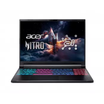Acer Nitro 16S AI ANV16S-61 Gaming Laptop - AMD Ryzen AI 9 365, 32GB DDR5, 1TB SSD, NVIDIA GeForce RTX 5070, 16 Zoll WQXGA 180Hz, Windows 11 Pro, Schwarz