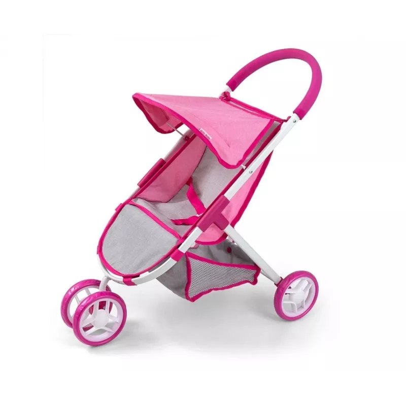 MILLY MALLY Puppenwagen Susie Prestige - Pink/Grau/Weiß
