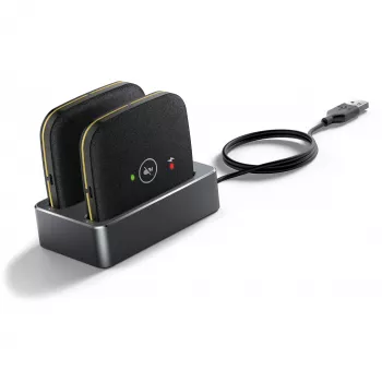 Yealink CPW65-DECT-Duo Kabelloses Erweiterungsmikrofon für CP965 - Schwarz