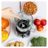 MPM MBL-37 Mixer, 500 W, 1,5 L Glasbehälter, Edelstahlklinge, 2 Geschwindigkeiten, Pulsfunktion, Eiszerkleinerung, Schwarz