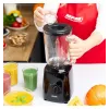 MPM MBL-37 Mixer, 500 W, 1,5 L Glasbehälter, Edelstahlklinge, 2 Geschwindigkeiten, Pulsfunktion, Eiszerkleinerung, Schwarz