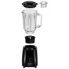 MPM MBL-37 Mixer, 500 W, 1,5 L Glasbehälter, Edelstahlklinge, 2 Geschwindigkeiten, Pulsfunktion, Eiszerkleinerung, Schwarz