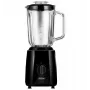 MPM MBL-37 Mixer, 500 W, 1,5 L Glasbehälter, Edelstahlklinge, 2 Geschwindigkeiten, Pulsfunktion, Eiszerkleinerung, Schwarz