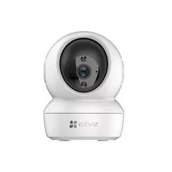 EZVIZ H6C 2MP Pan & Tilt Indoor Security Camera, Full HD 1080p, Night Vision, Two-Way Audio, Wi-Fi, Weiß