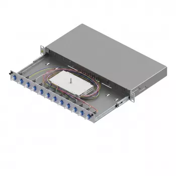 ZVK EasyLan LWL Spleißgehäuse Basic SB0012571HE 12x LC-Duplex Standard OS2 ausziehbar - LWL - LC-Duplex Anschluss