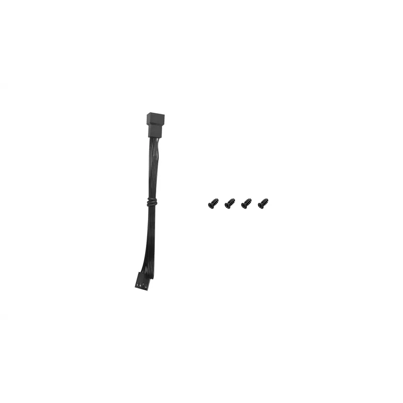 Deepcool FD12 V2 120mm schwarzer Gehäuselüfter, 4-Pin PWM, Fluiddynamisches Lager