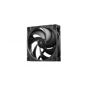 Deepcool FD12 V2 120mm schwarzer Gehäuselüfter, 4-Pin PWM, Fluiddynamisches Lager