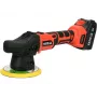 Yato YT-82920 Auto-Poliermaschine 5000 U/min 1200W Rotationspolierer mit variabler Drehzahl, Sanftanlauf, 180-mm-Scheibe, 5 m Kabel