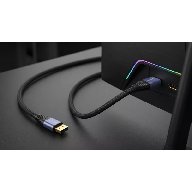 SAVIO CL-209 DisplayPort 2.1 Kabel 1m Schwarz