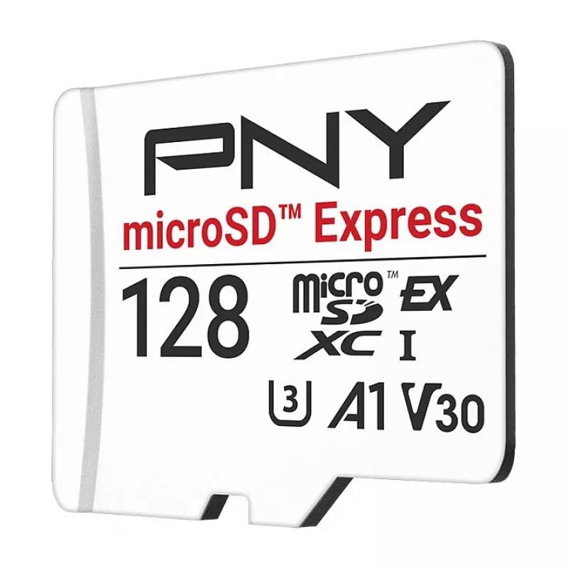 PNY 128GB microSDXC Express Card UHS-I U3 V30 A1 mit SD-Adapter