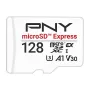PNY 128GB microSDXC Express Card UHS-I U3 V30 A1 mit SD-Adapter