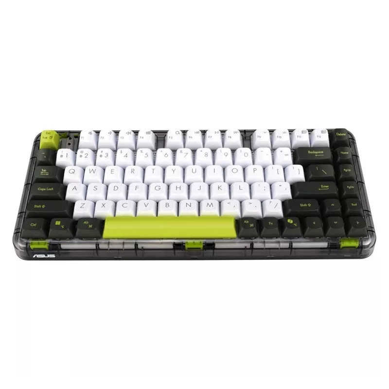 ASUS KD201 Jelly75 Wireless/Bluetooth Tastatur Volt Green