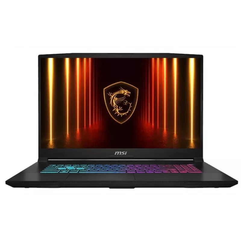 MSI Katana 17 HX B14WFK-400XPL Intel Core i7-14650HX 17,3 Zoll FHD 144Hz 16GB DDR5 512GB SSD GeForce RTX 5060 8GB No OS Gaming Laptop Schwarz