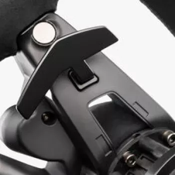 Fanatec CSL Elite Porsche Vision GT Lenkrad, Alcantara, OLED-Display, 310 mm Breite - Schwarz