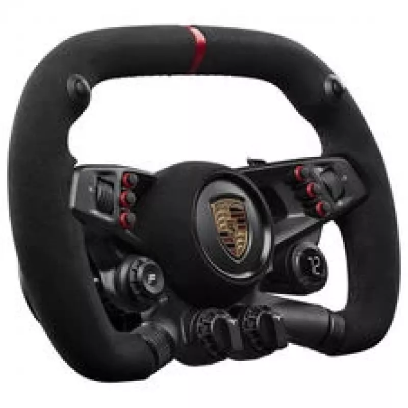 Fanatec CSL Elite Porsche Vision GT Lenkrad, Alcantara, OLED-Display, 310 mm Breite - Schwarz