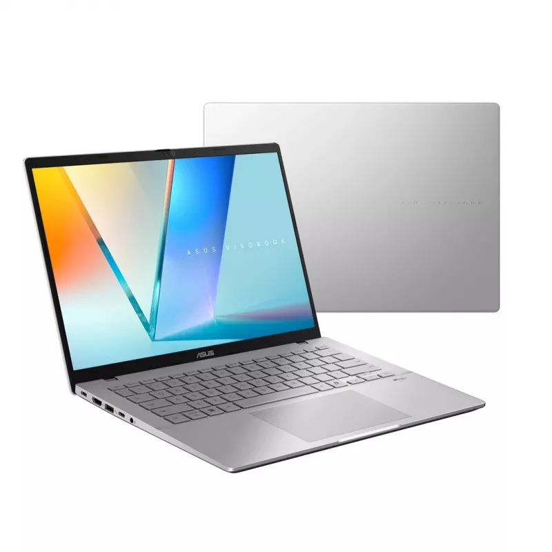 ASUS Vivobook S14 M3407GA-SF013W Ryzen AI 7 445 14,0 Zoll WUXGA 60Hz 300nits 16GB DDR5 512GB SSD Radeon Graphics FHD Kamera 70Whrs Windows 11 Aluminium Cool Silver