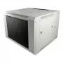 ALLNET 19 Zoll Wandgehäuse 12U 1-teilig Tiefe 450mm Lichtgrau Flat Pack SMA Serie