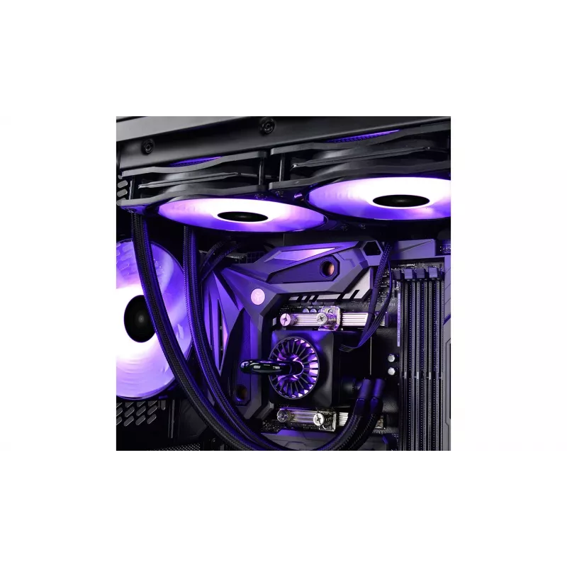 DeepCool RF120 3-in-1 RGB PWM 120mm Gehäuselüfter (Schwarz, 3er-Pack)