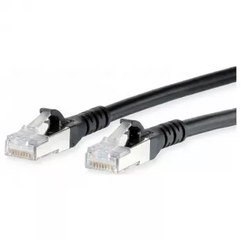 METZ CONNECT Patchkabel Cat.6A S/FTP AWG26 LSZH Schwarz 60m