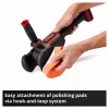 EINHELL Professional Akku-Exzenterschleifer CP-EP 18/125 Li BL-Solo, 18V, 125mm, Rot/Schwarz, Bare Tool