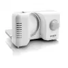 SMAPP 393.5 Elektrische Aufschnittmaschine, klappbar, 150 W, Edelstahlklinge, Weiß