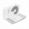 SMAPP 393.5 Elektrische Aufschnittmaschine, klappbar, 150 W, Edelstahlklinge, Weiß
