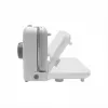 SMAPP 393.5 Elektrische Aufschnittmaschine, klappbar, 150 W, Edelstahlklinge, Weiß