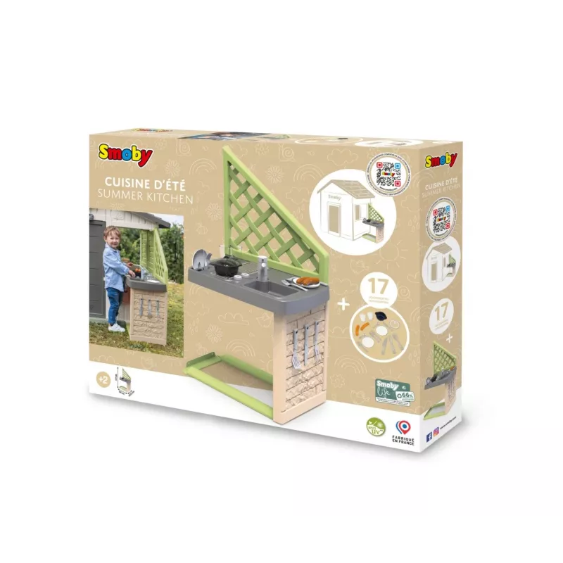 Smoby Life Summer Kitchen Grill mit Zubehör