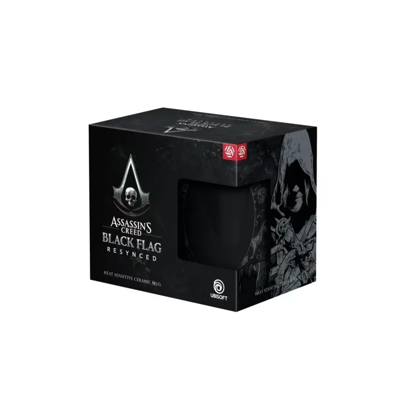 Heat Reveal Mug Good Loot Assassin's Creed Black Flag Resynced - Edward Kenway 480 ml Schwarz