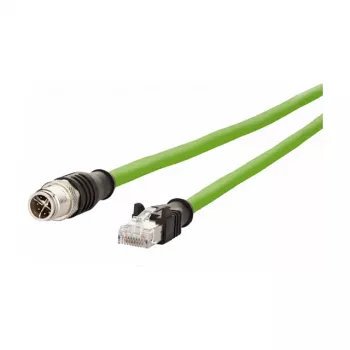 METZ CONNECT 142M2X15050 Cat6a M12 auf RJ45 Patchkabel 5m Grün