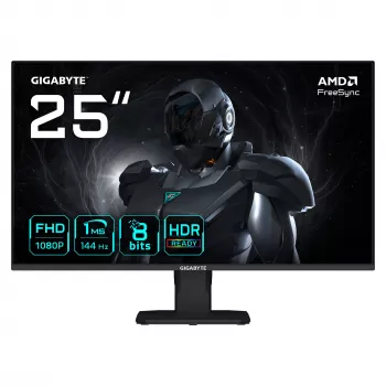 GIGABYTE GS25F14 24.5 Zoll Full HD 165Hz Gaming Monitor - SS IPS, 1ms, FreeSync Premium, HDR Ready