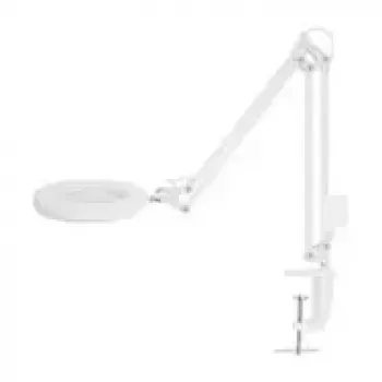 NEDIS MAGLE2WT Tischlupe mit LED-Licht, 2x/4x Vergrößerung, Weiß