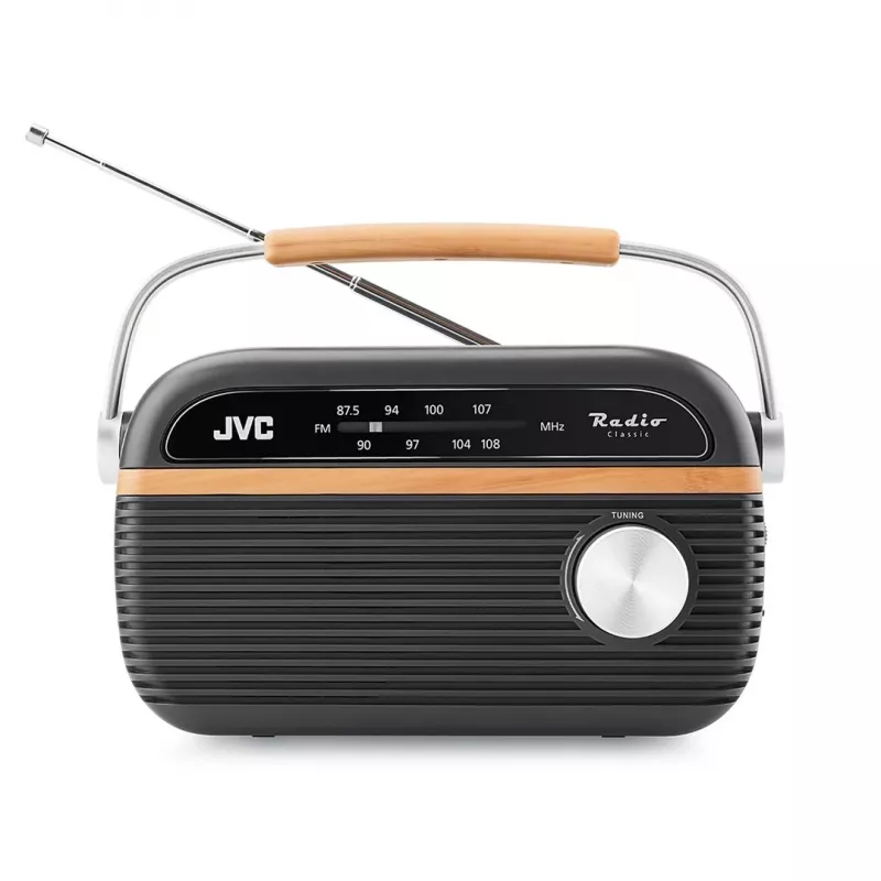 JVC RA-E215G Tragbares Radio FM/AM Analog Grau