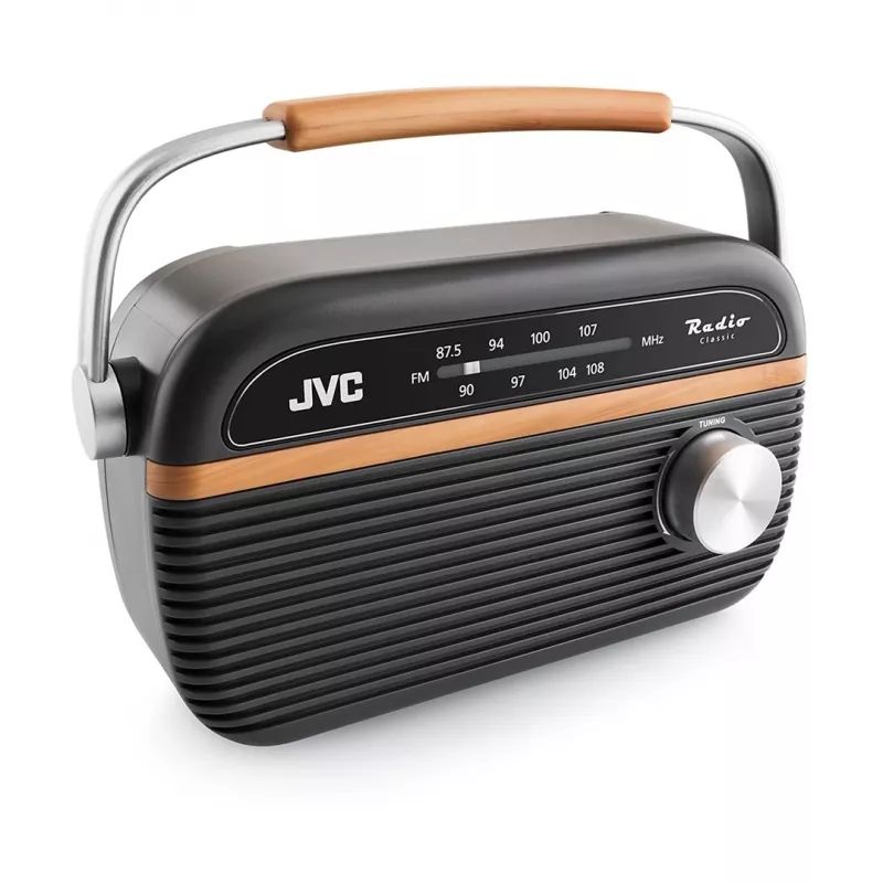 JVC RA-E215G Tragbares Radio FM/AM Analog Grau