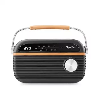 JVC RA-E215G Tragbares Radio FM/AM Analog Grau