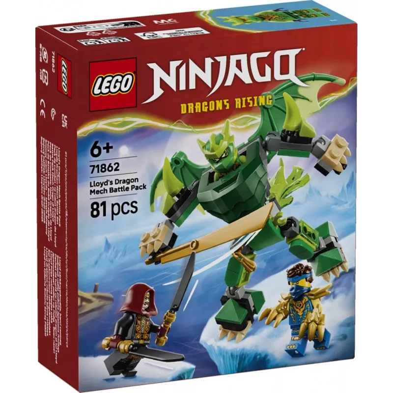LEGO Ninjago 71862 Lloyds Drachen-Mech-Battle-Pack Bausteine