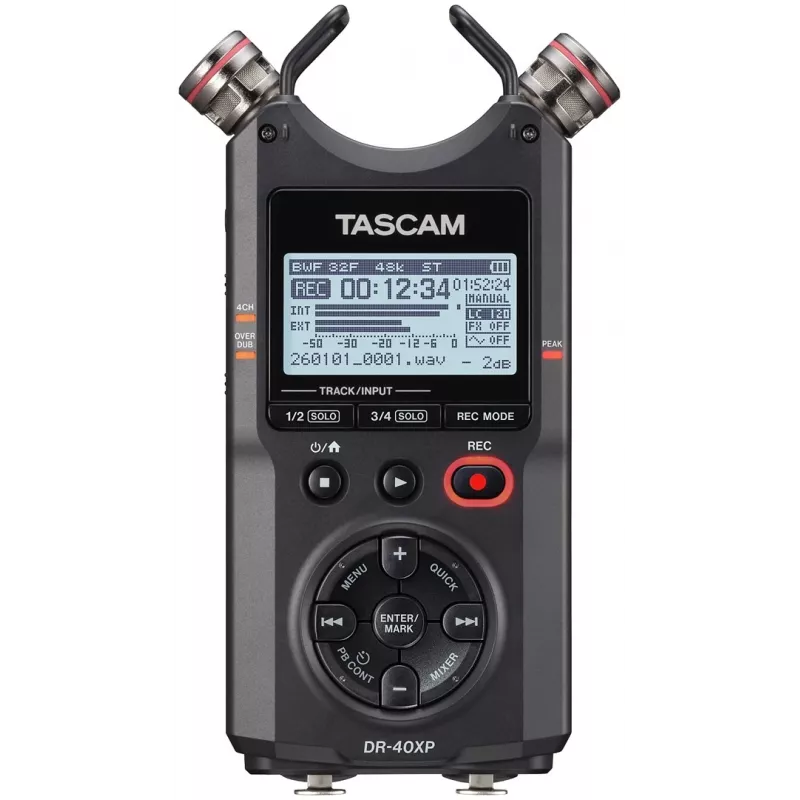 Tascam DR-40XP Tragbarer Digitalrekorder mit USB-Audiointerface