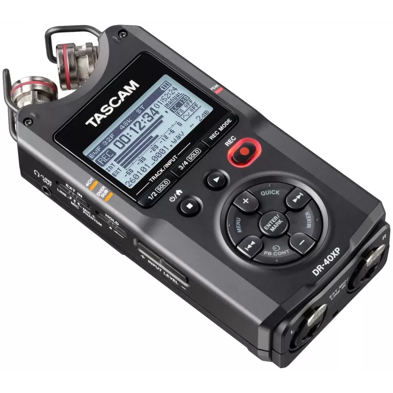 Tascam DR-40XP Tragbarer Digitalrekorder mit USB-Audiointerface