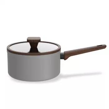 Maestro MR-1211-18S Kochtopf mit Deckel 18cm 1,9L Edelstahl Grau