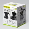 Maestro Granite MR-1667-3 Moka-Kaffeekocher 150ml 3 Tassen Grau