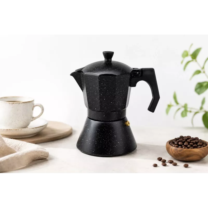 Maestro Granite MR-1667-9 Herd-Espressokocher 450ml 9 Tassen
