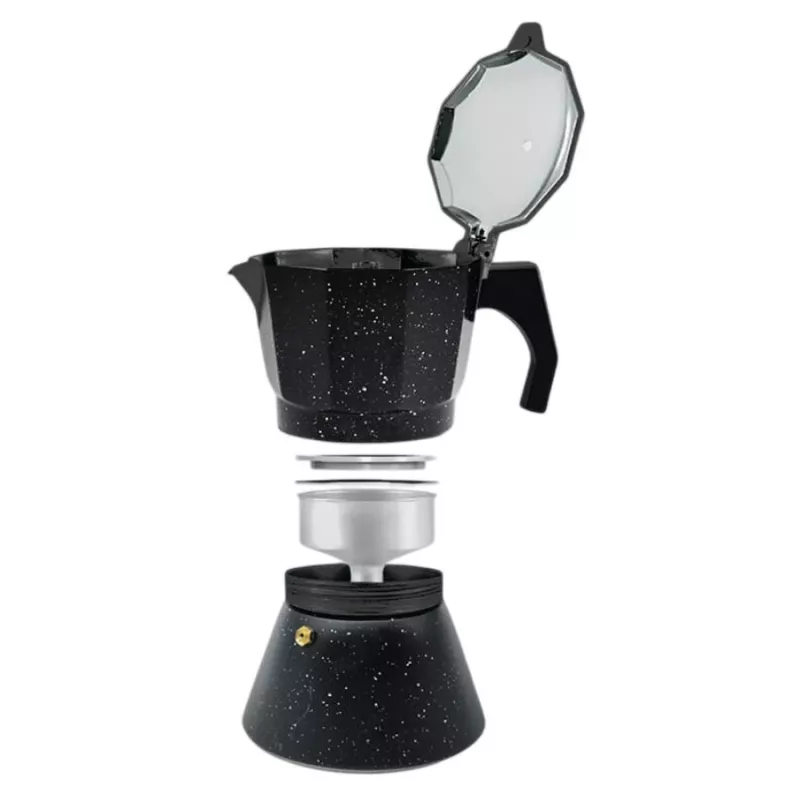 Maestro Granite MR-1667-9 Herd-Espressokocher 450ml 9 Tassen